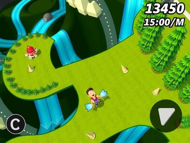 Intense racing action in Nutmeg Niagara Sprint Nutmeg Niagara Sprint Gameplay Screenshot